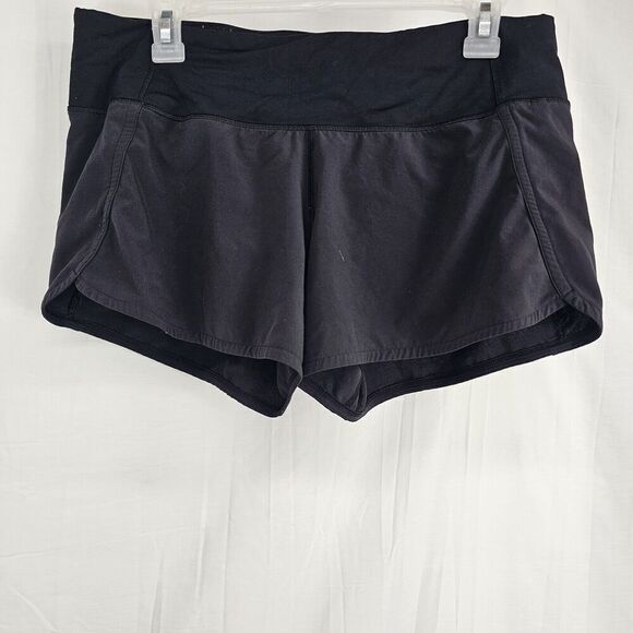 Lululemon Run Times Short II 4" Black Size 8 Women's Active Shorts - Picture 1 of 7